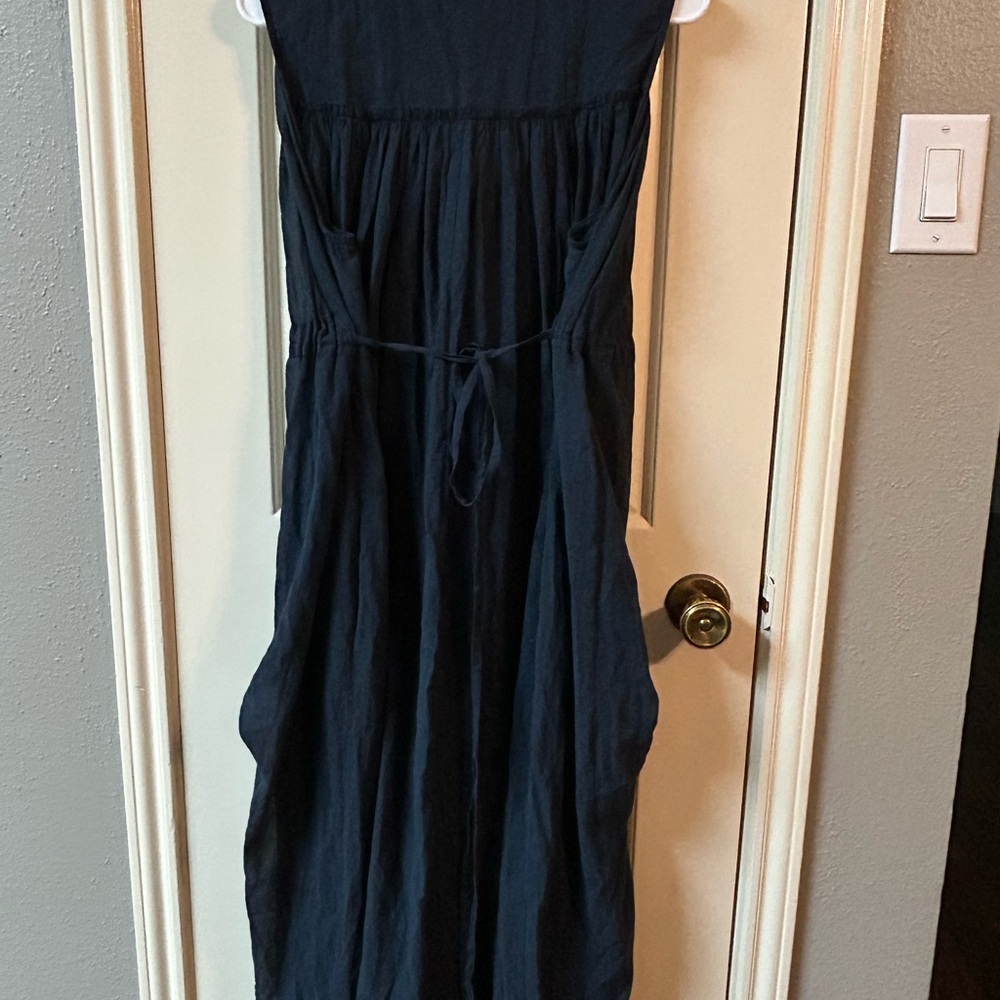 Navy Sleeveless Dress - Picture 2 of 5